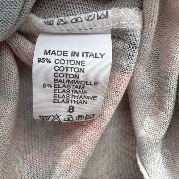 MADE IN ITALY Top Women 8 Artsy Art To Wear Avant Garde All Over Print Mona Lisa - Picture 9 of 9